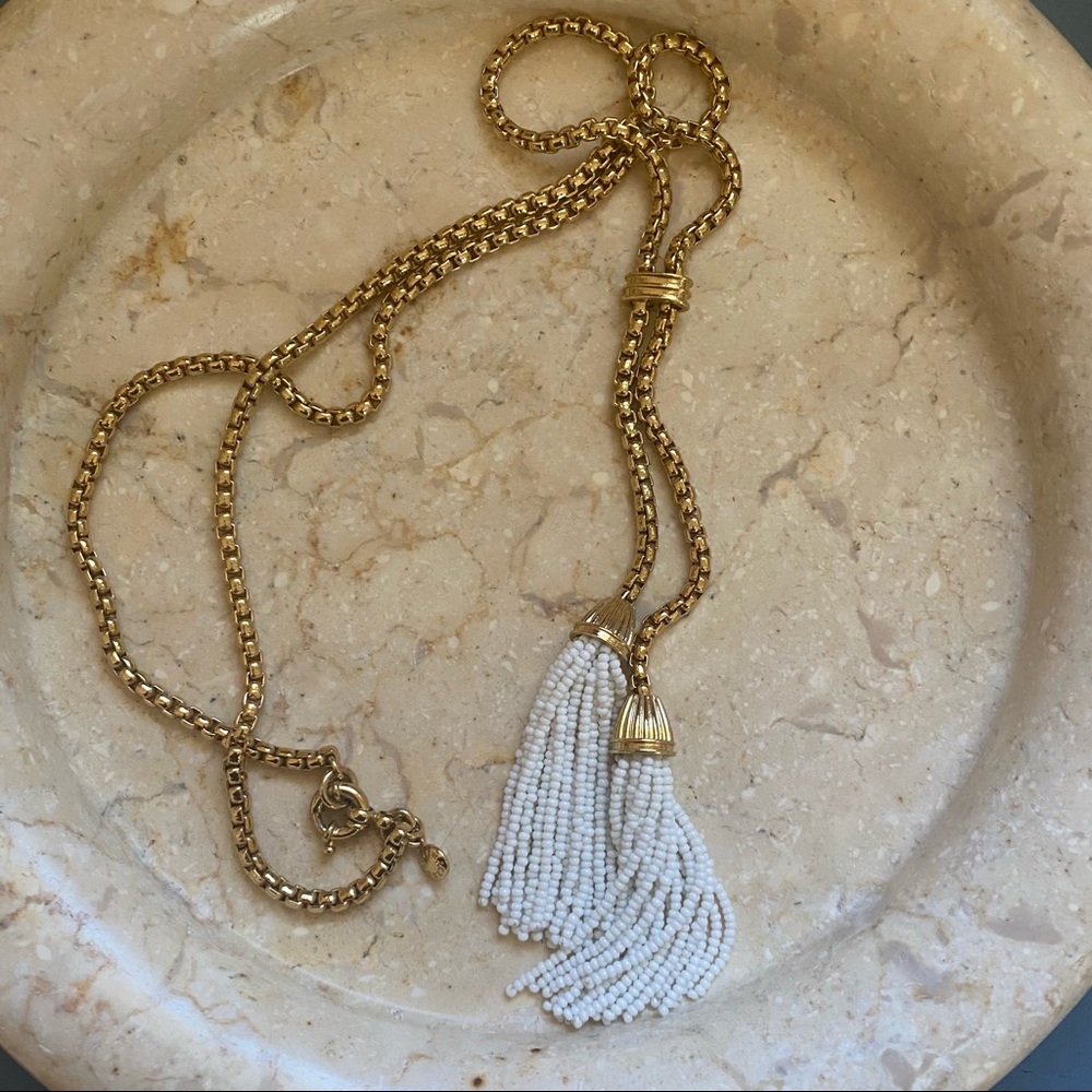 J Crew Tassel Necklace